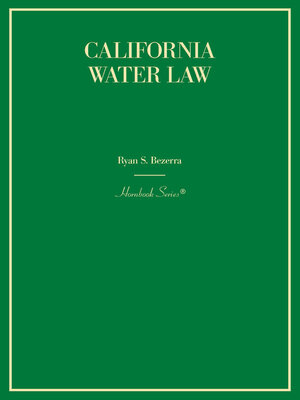 cover image of California Water Law